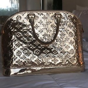 Louis Vuitton GM Alma Mirror Gold